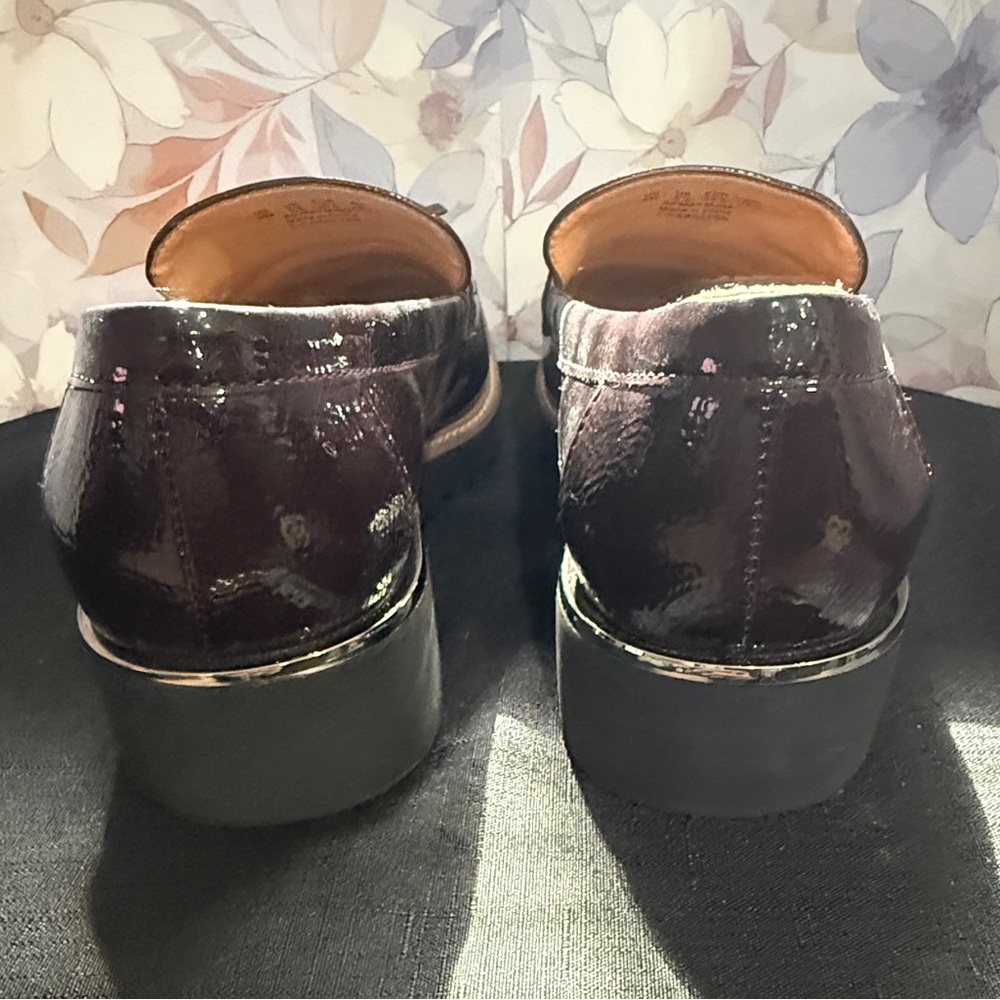 Franco Sarto Women's Tassel Loafers in Rich Burgundy/Brown-Sz 8 - Picture 9 of 13